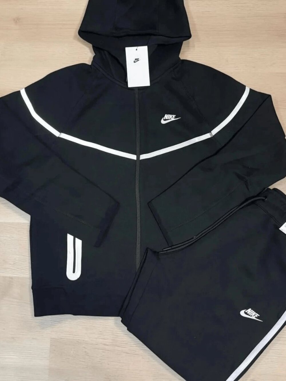 Nike Tech Fleece Zip Hoodie & Joggers Reflective Set Mens Size (M)